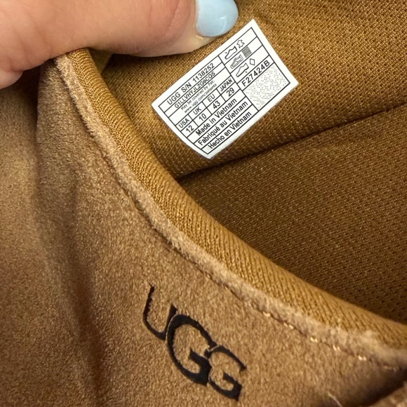 UGG Goldenstar Clog Womens 12 Chestnut Platform Shoes Warm Casual Clogs NWOB - Picture 11 of 13